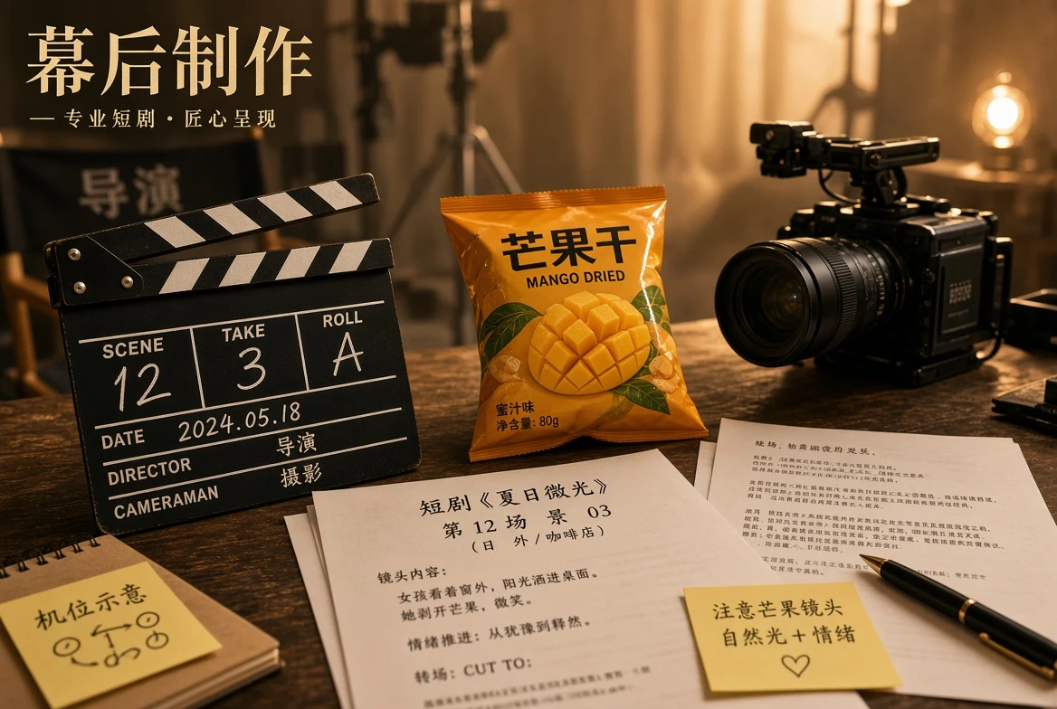 短视频制作现场